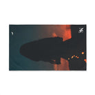 Sunset Silhouette Woman 3D Print | Mix & Match Original Fun-Flirty Lovers’ Towels