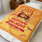 Hot Dog Delight | Mix & Match Velveteen Fun-Flirty Lovers’ Blankets