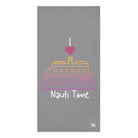I Love Nauti Time Grey | Mix & Match XL Fun-Flirty Lovers’ Towels