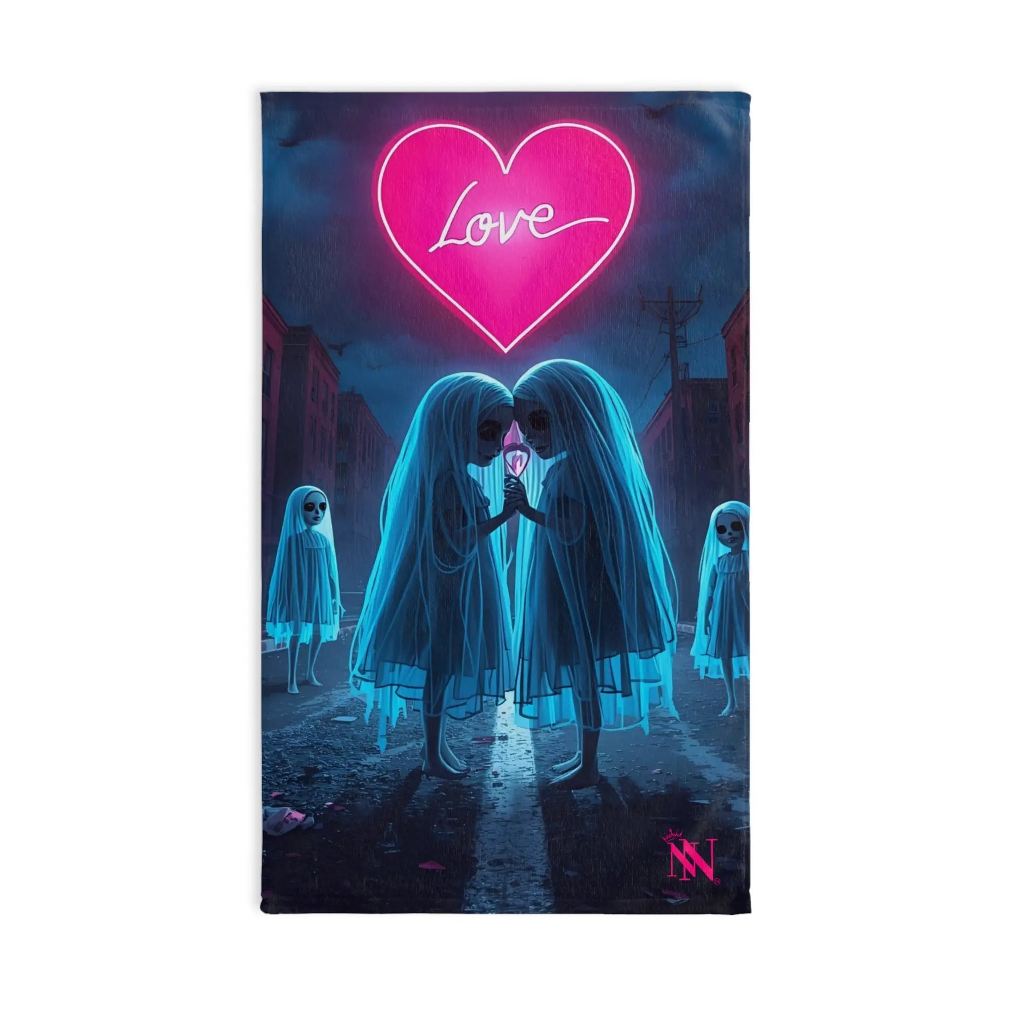 Dark Love Graphic | Mix & Match Original Fun-Flirty Lovers’ Towels