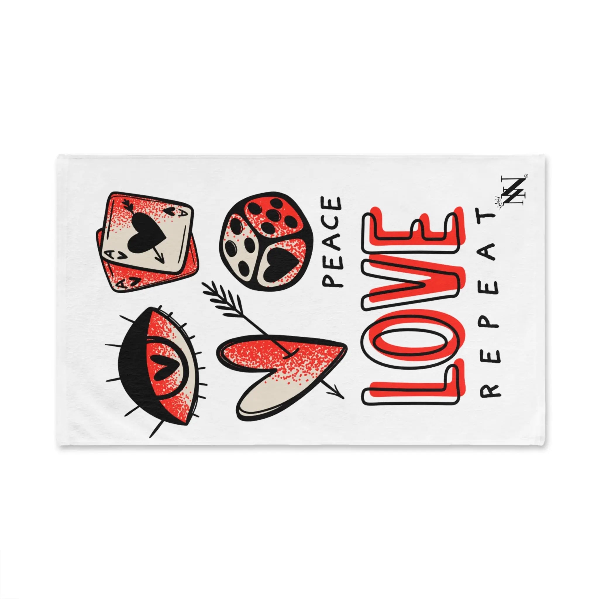 Peace Love Repeat Cum Towel