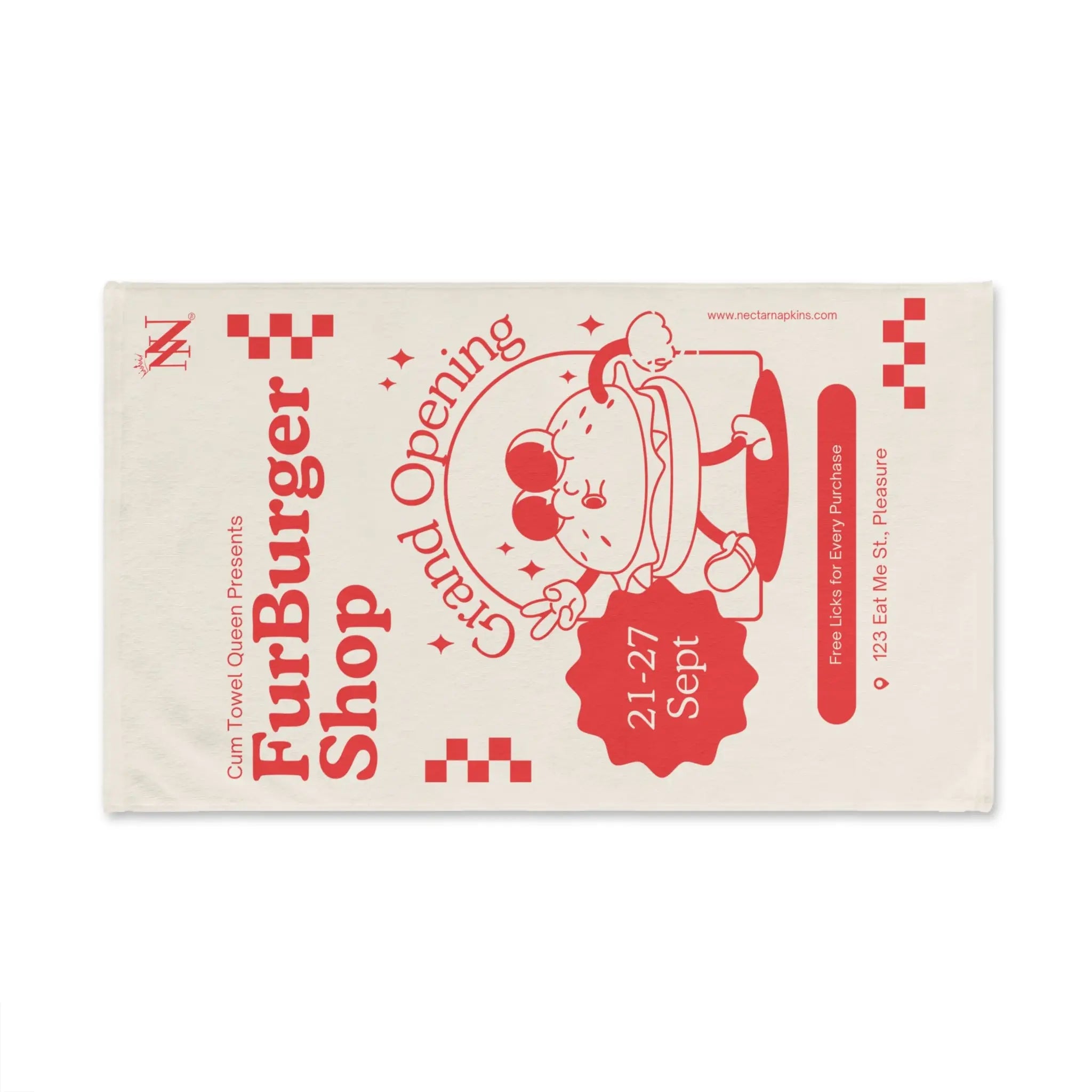 Furburger Shop | Mix & Match Original Fun-Flirty Lovers’ Towels