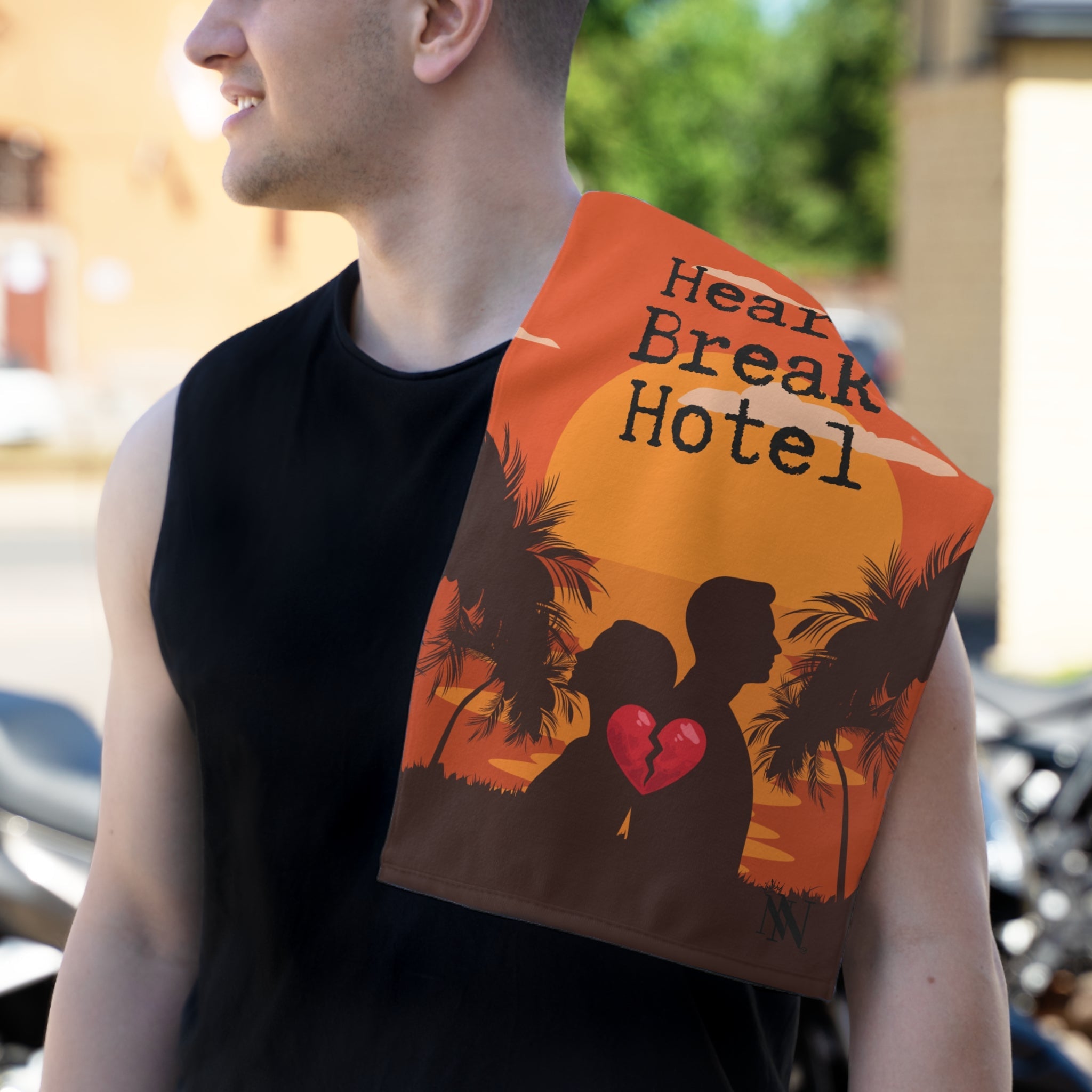 Heart Break Hotel Sunset Sex Towel