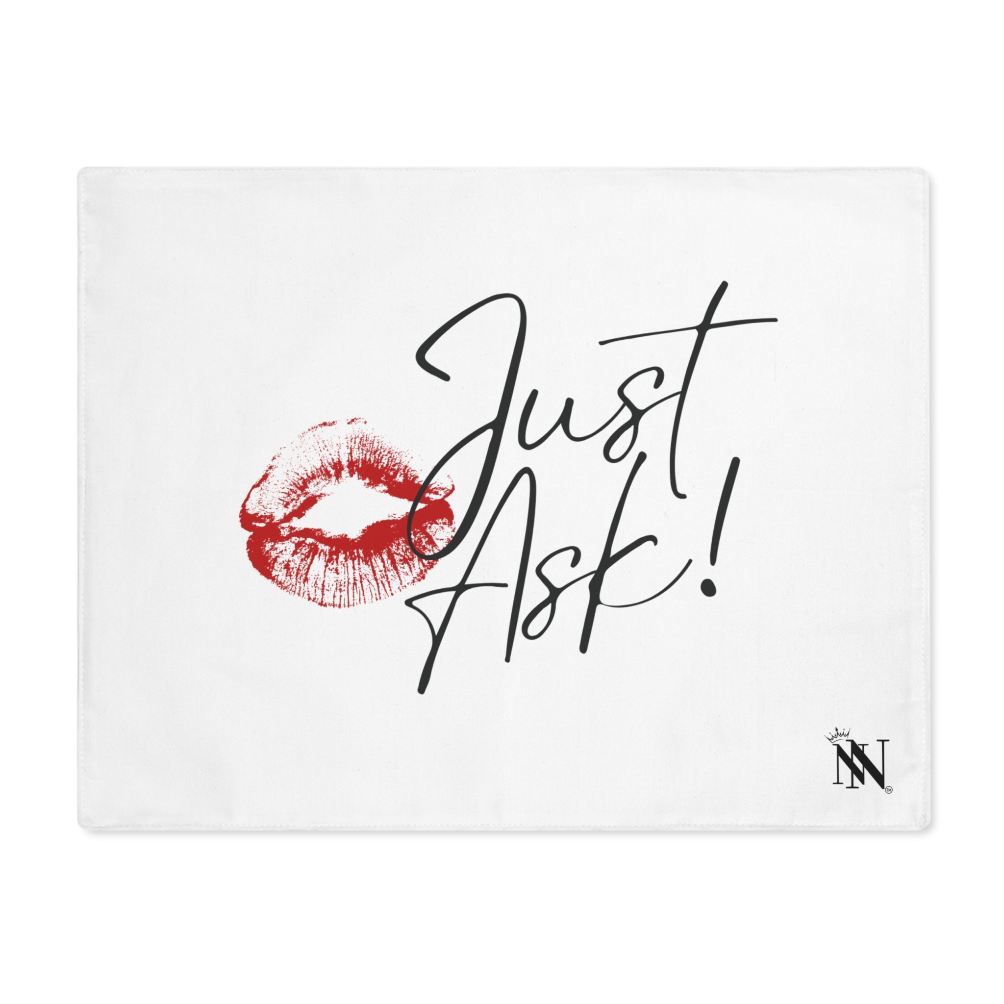 Just Ask! with a Kiss Adult Sex Gifts Toys Mat