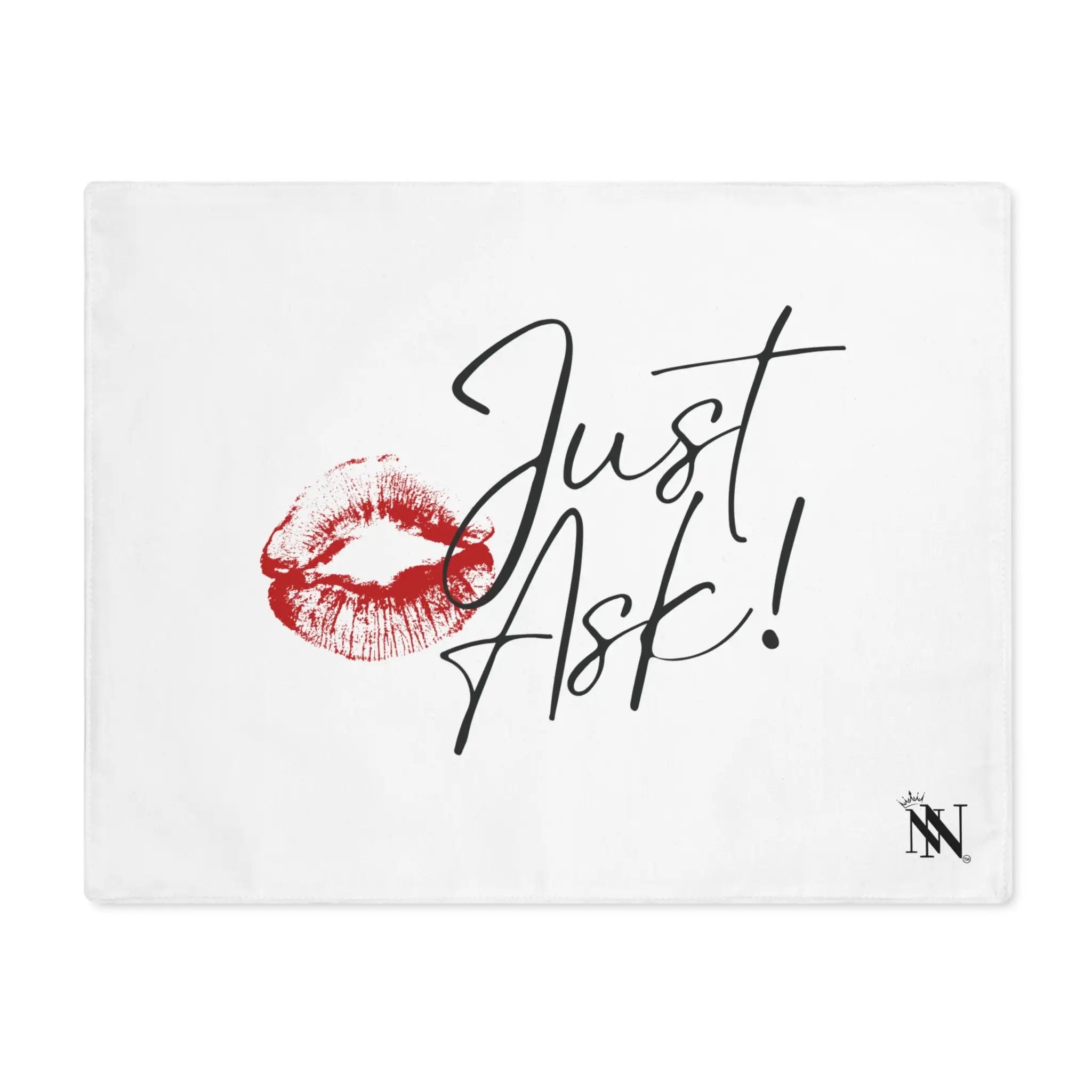Just Ask! with a Kiss Adult Sex Gifts Toys Mat