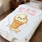 Lick Me Til’ Ice Cream | Nectar Napkins Fun-Flirty Lovers’ Blankets