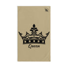 Large Crown Queen GoldLight Grey Cum Towel