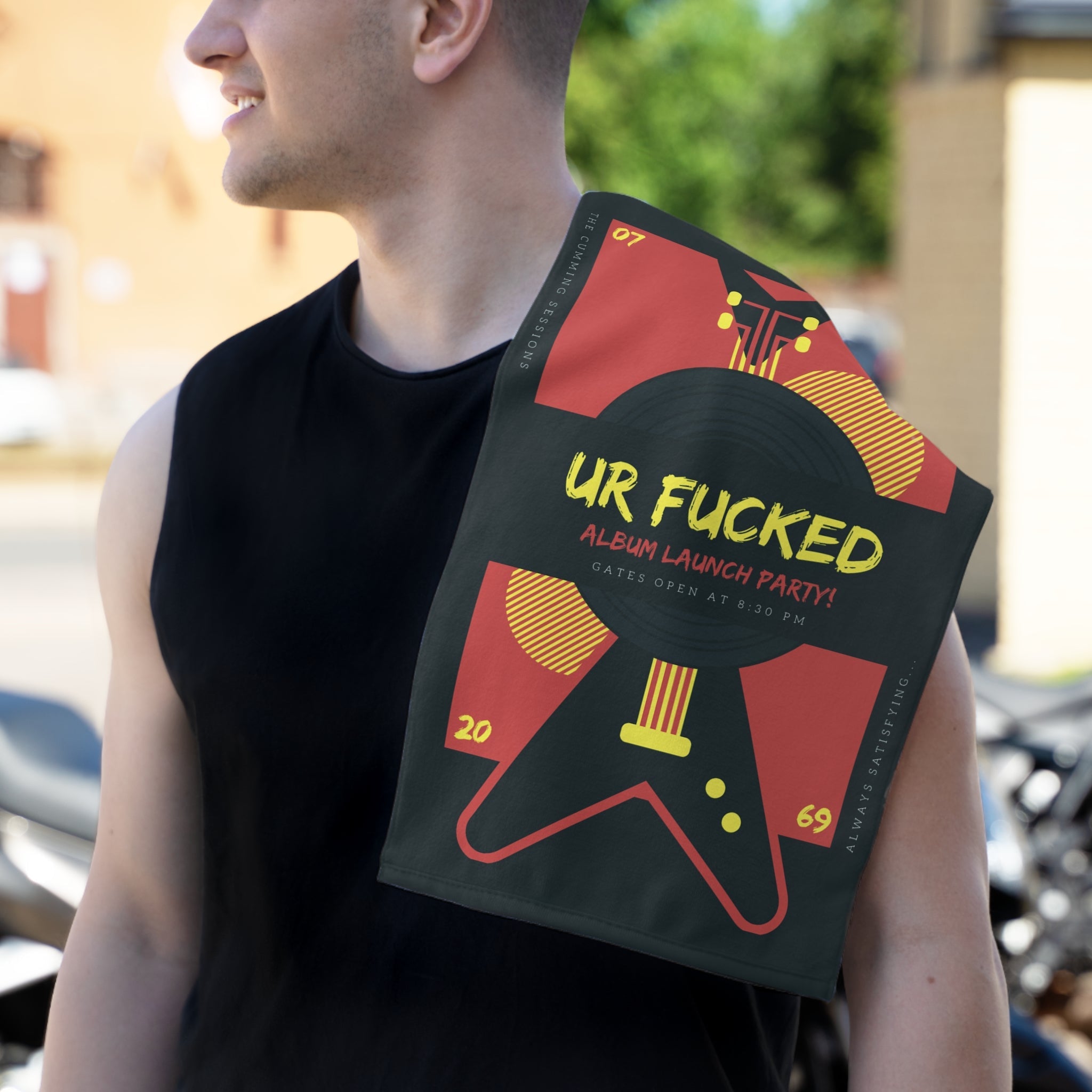 Ur Fucked Album Launch Party Sex Towel