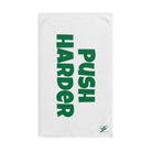 Push Harder Green | Mix & Match Original Fun-Flirty Lovers’ Towels