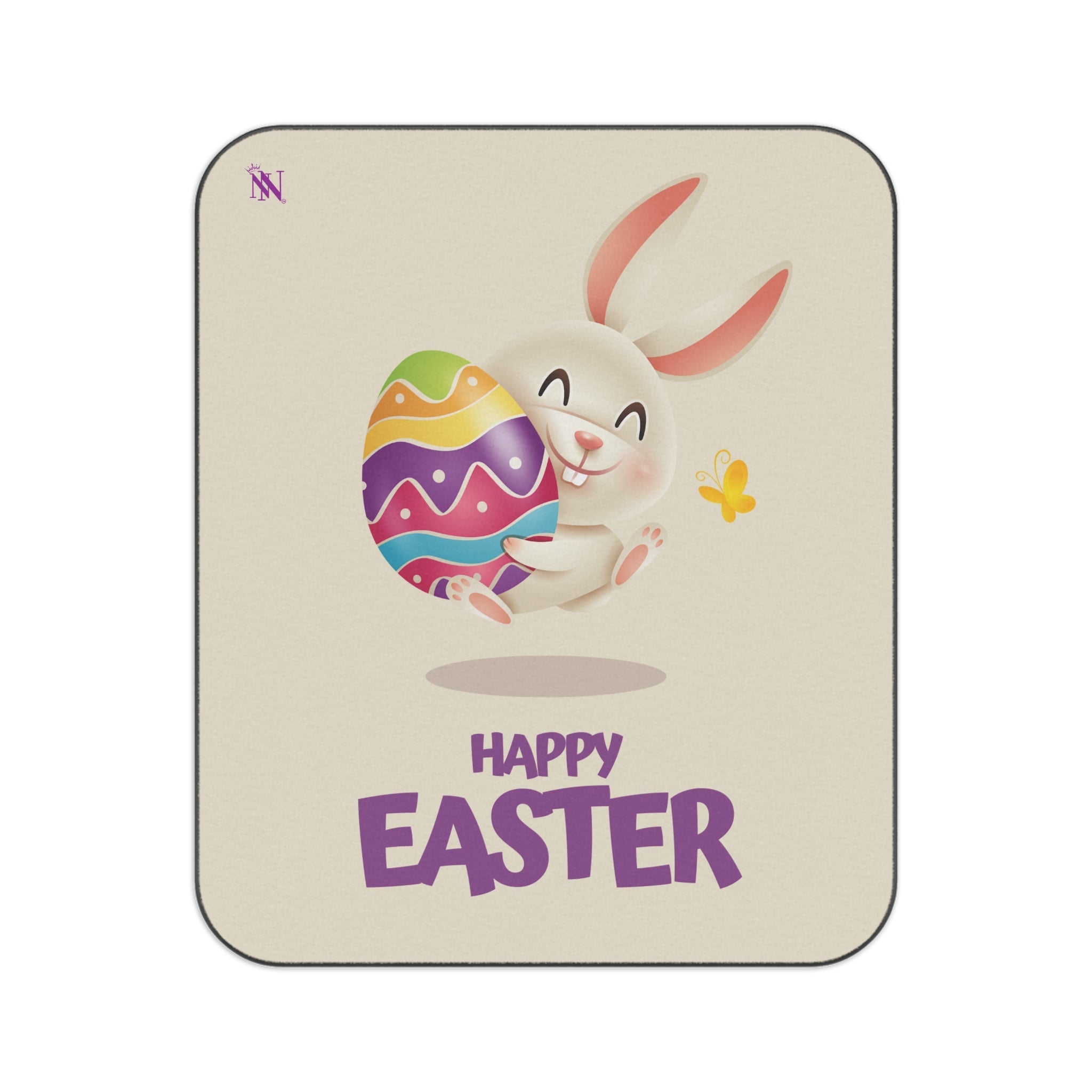 Happy Easter Bunny | Mix Match Fun-Flirty Lovers’ Water-Resistant Blankets