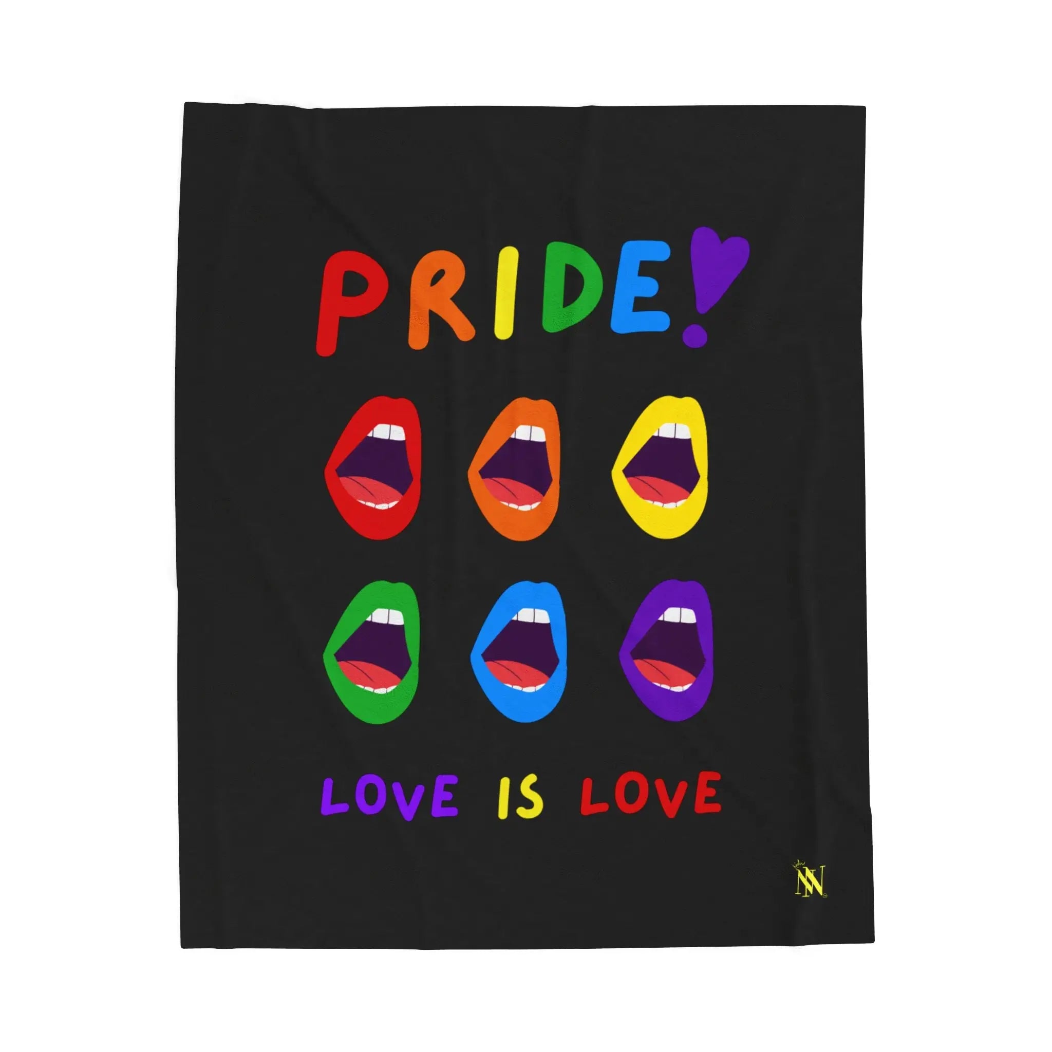 Screaming Pride Love is Love | Nectar Napkins Fun-Flirty Lovers’ Blankets