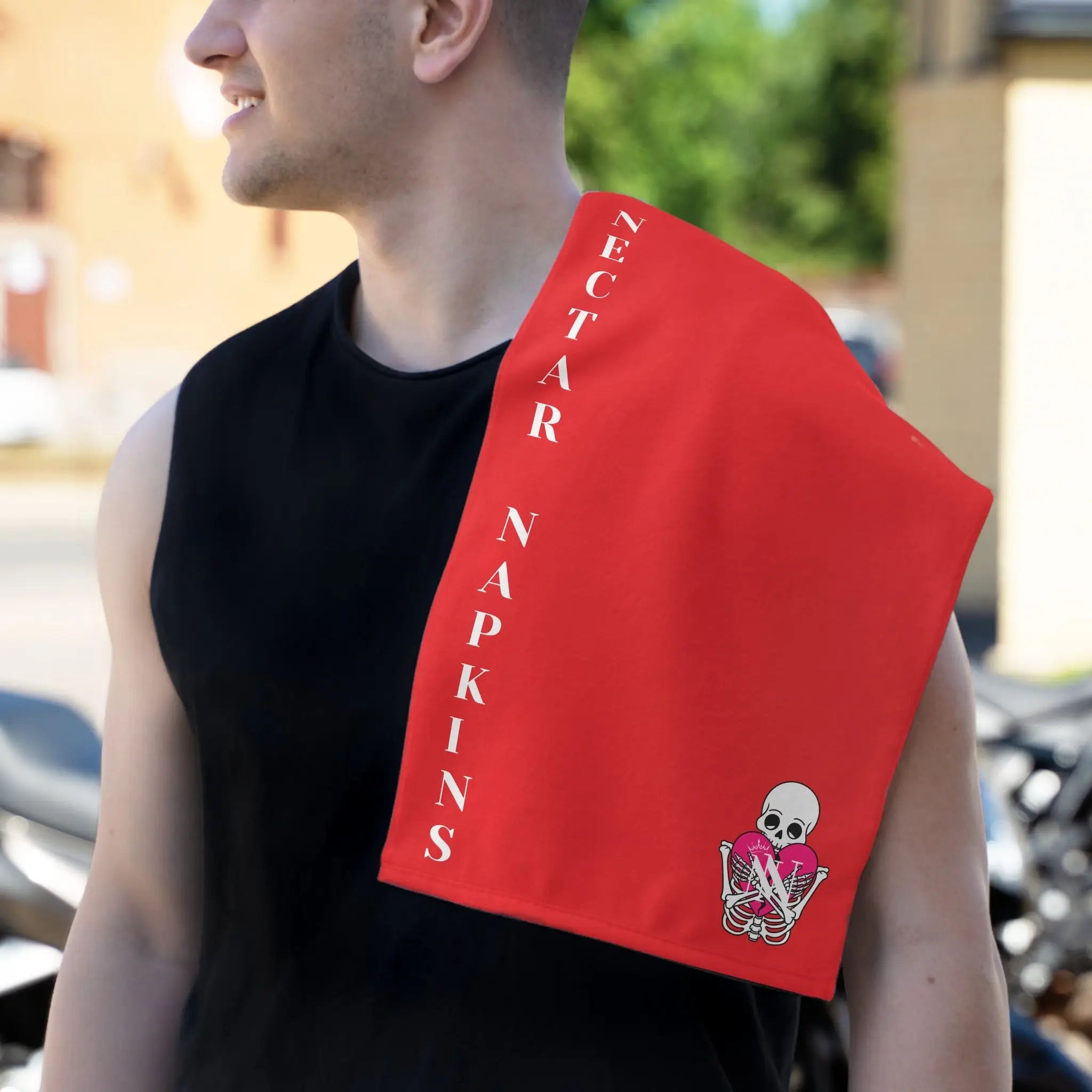 Nectar Napkins Brand Bright Red Sex Towel