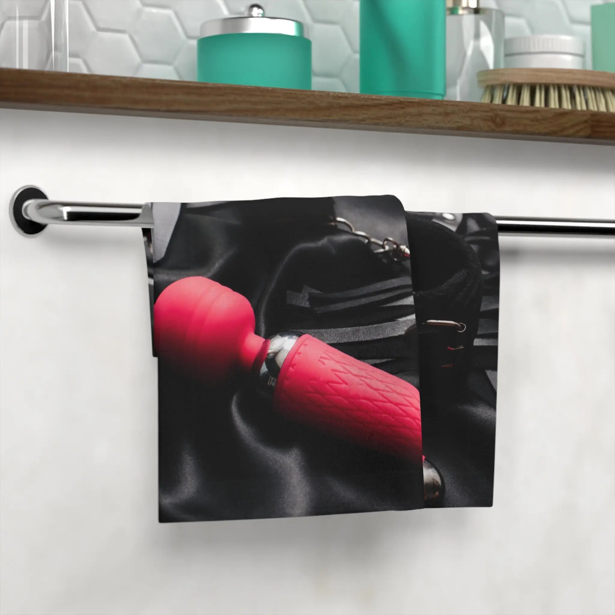 Sex Toys & Cuffs Photograph Cum Rag