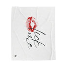 Lick Me with a Kiss Romantic Gifts Love Blanket
