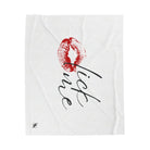 Lick Me with a Kiss | Mix & Match Soft Fun-Flirty Lovers’ Blankets