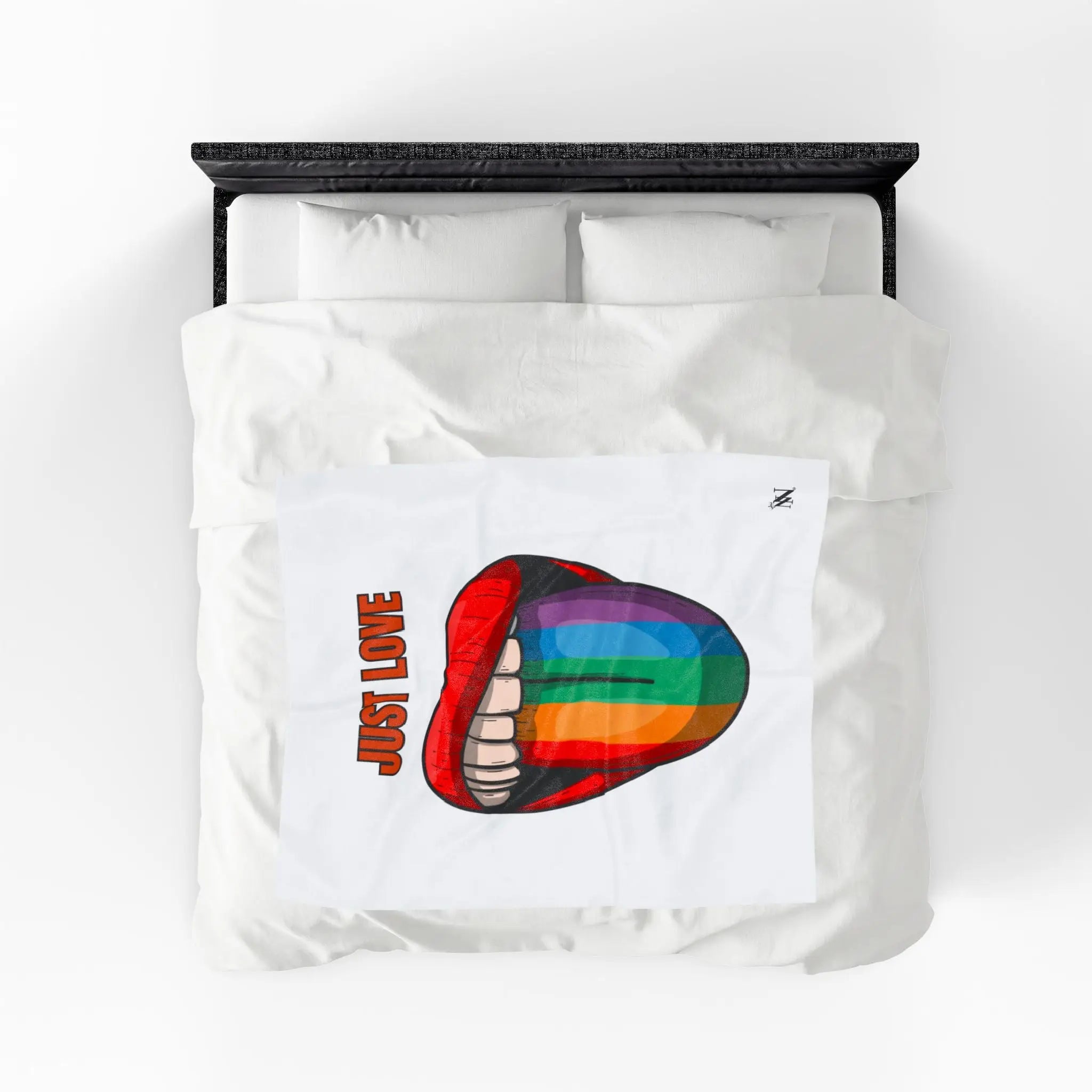 Just Love Rainbow Pride Blanket