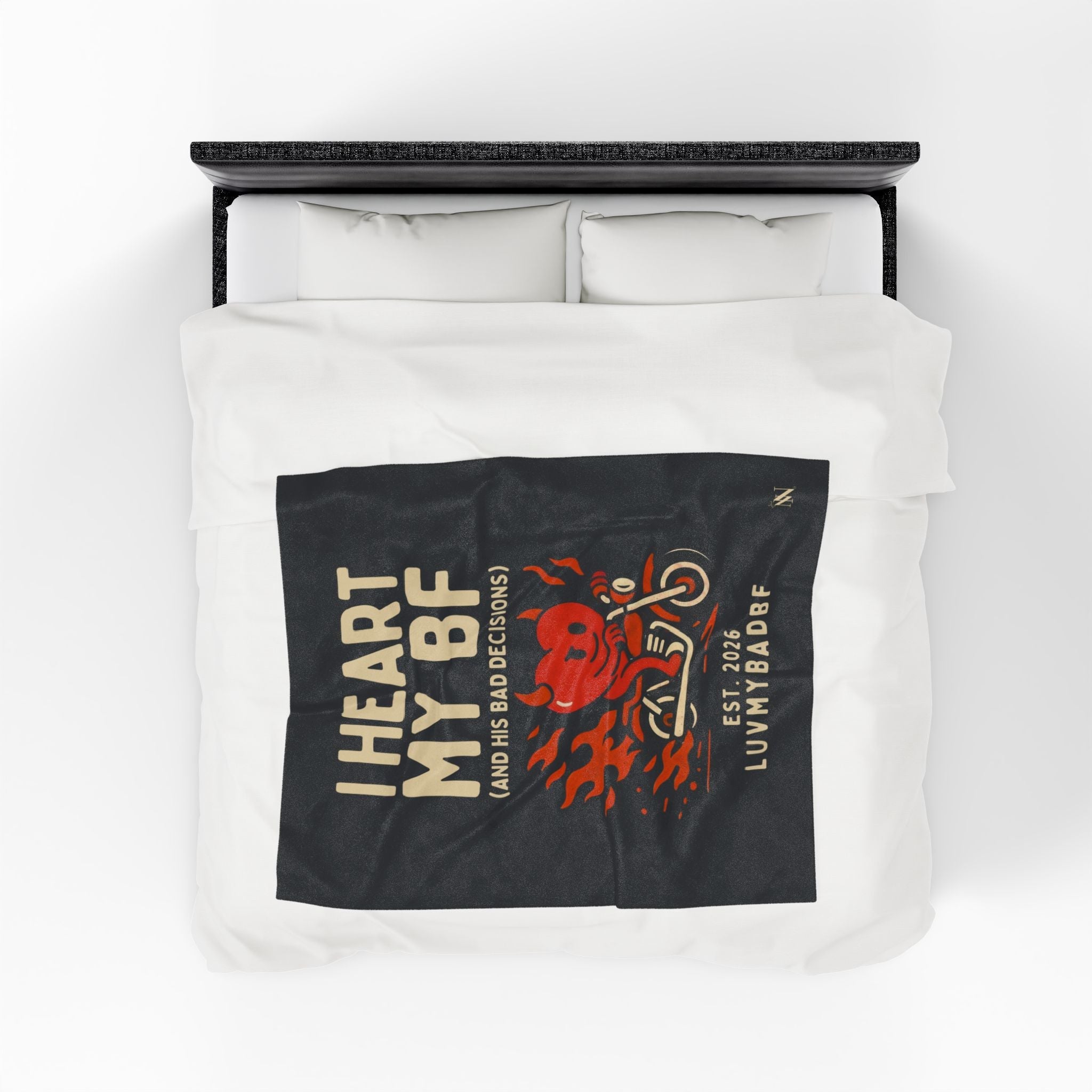 I Heart My BF | Mix & Match Soft Fun-Flirty Lovers’ Blankets