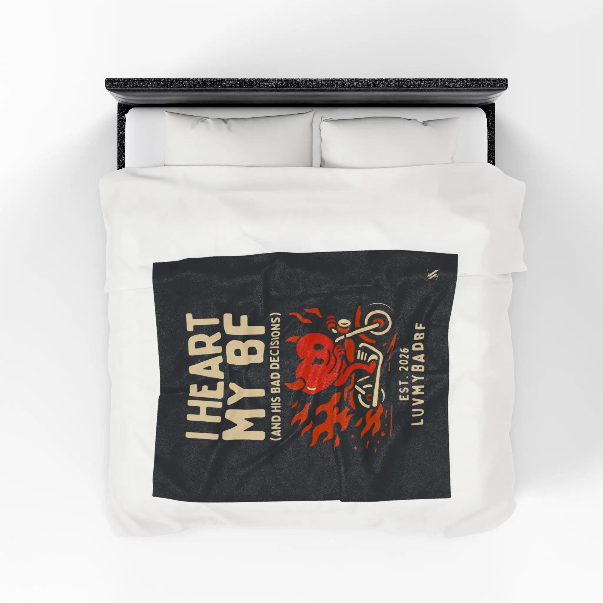 I Heart My BF | Mix & Match Soft Fun-Flirty Lovers’ Blankets