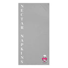 Nectar Napkins Brand Light Grey | Mix & Match XL Fun-Flirty Lovers’ Towels