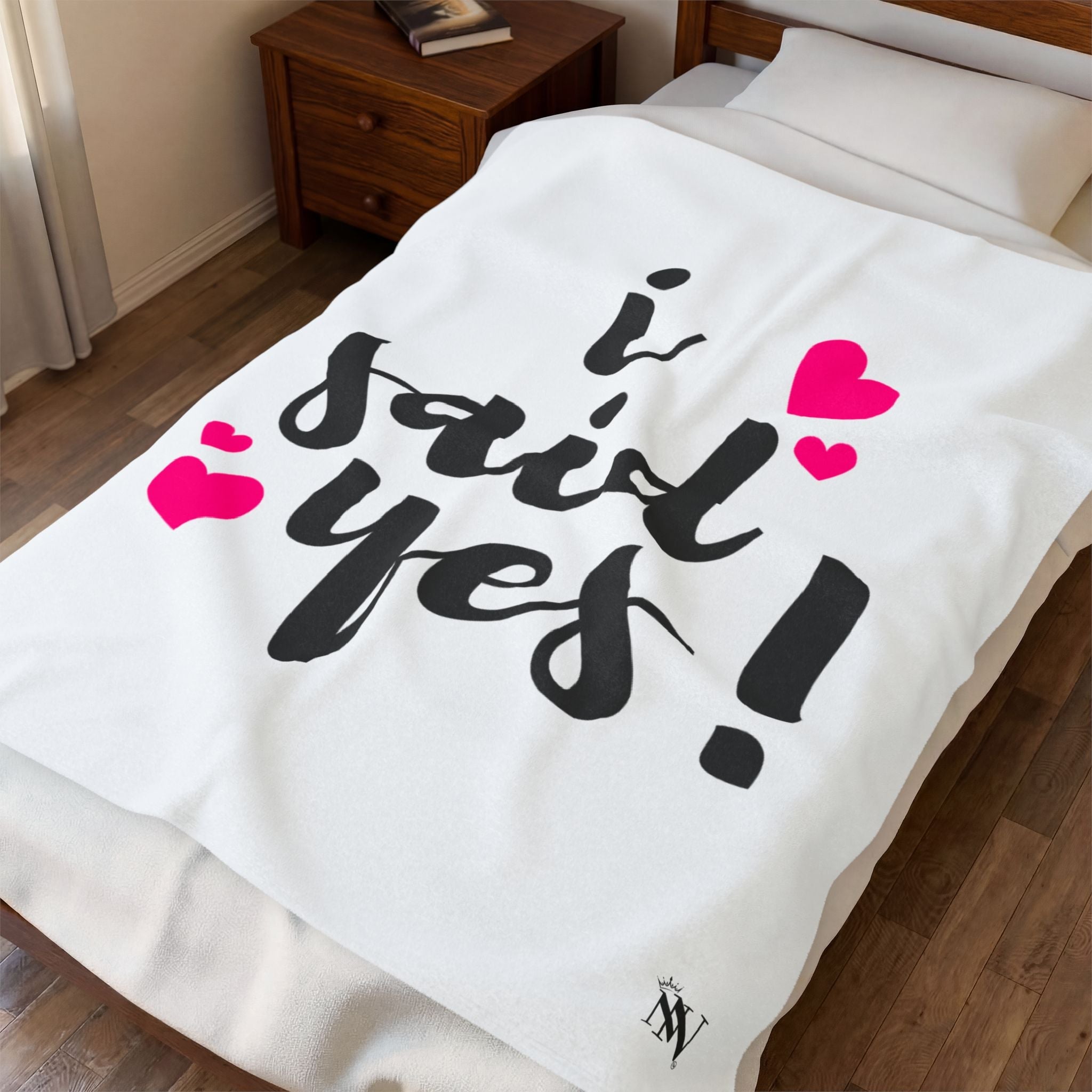 I Said Yes! | Mix & Match Soft Fun-Flirty Lovers’ Blankets