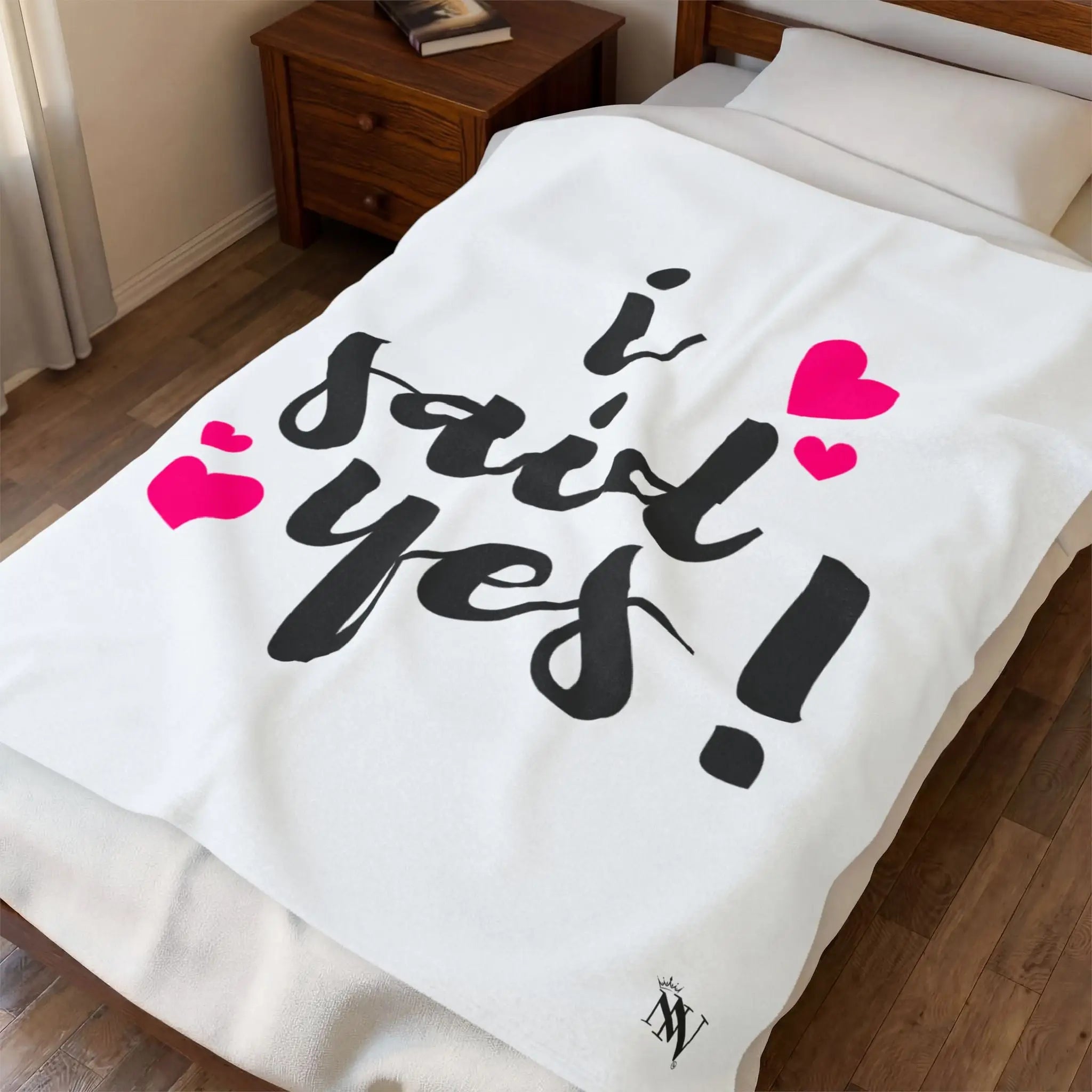 I Said Yes! | Mix & Match Soft Fun-Flirty Lovers’ Blankets