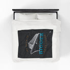 My Deck is Bigger Black Cruise Ship | Mix & Match Velveteen Fun-Flirty Lovers’ Blankets