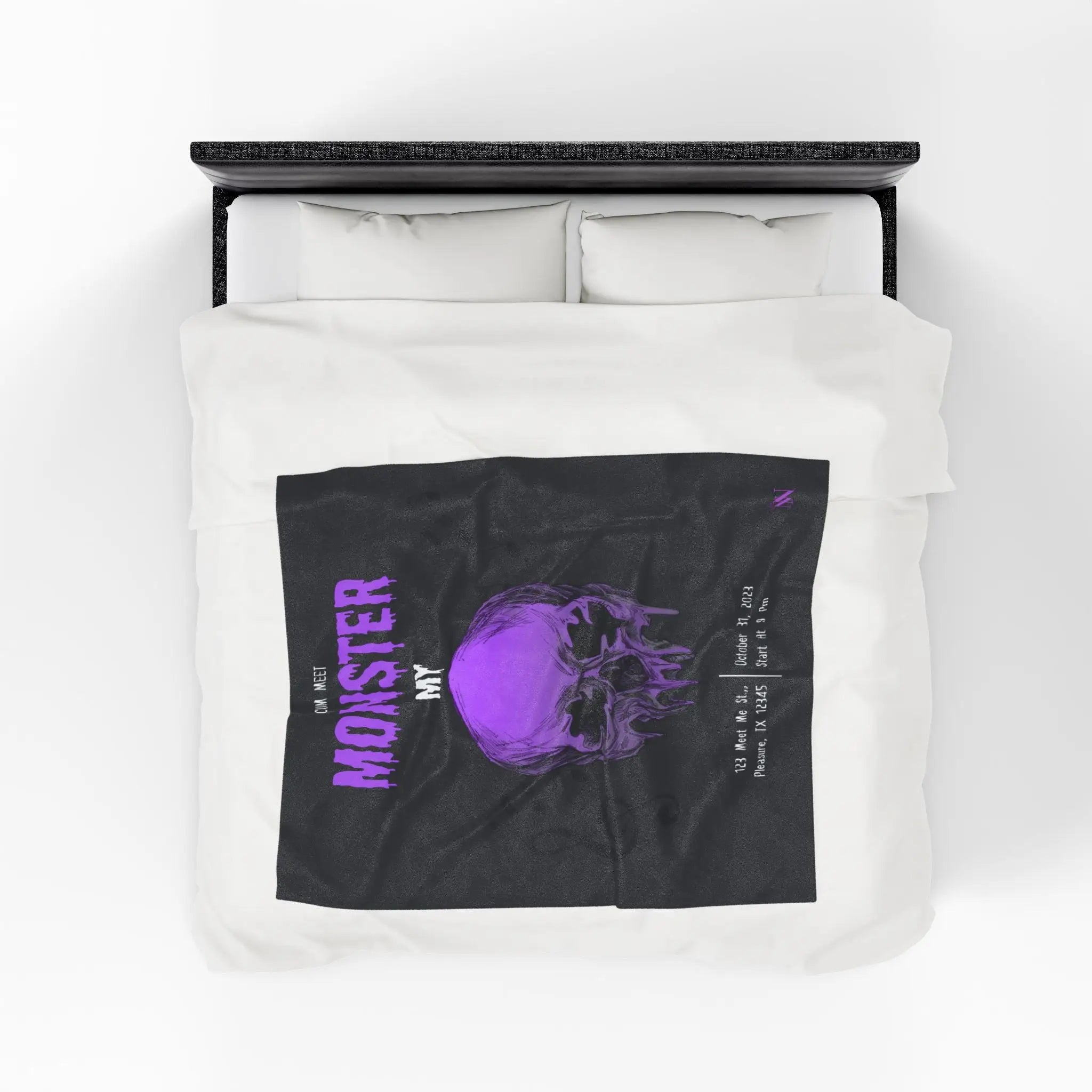 Meet My Monster | Mix & Match Velveteen Fun-Flirty Lovers’ Blankets