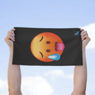 Hot Emoji Black | Mix & Match Soft Fun-Flirty Lovers’ Towels