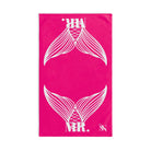 Mr. Mr. Mermaid Shareable Sides Signature Pink | Mix & Match Classic Fun-Flirty Lovers’ Towels