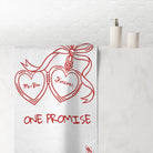 Two Hearts One Promise Anal Towel