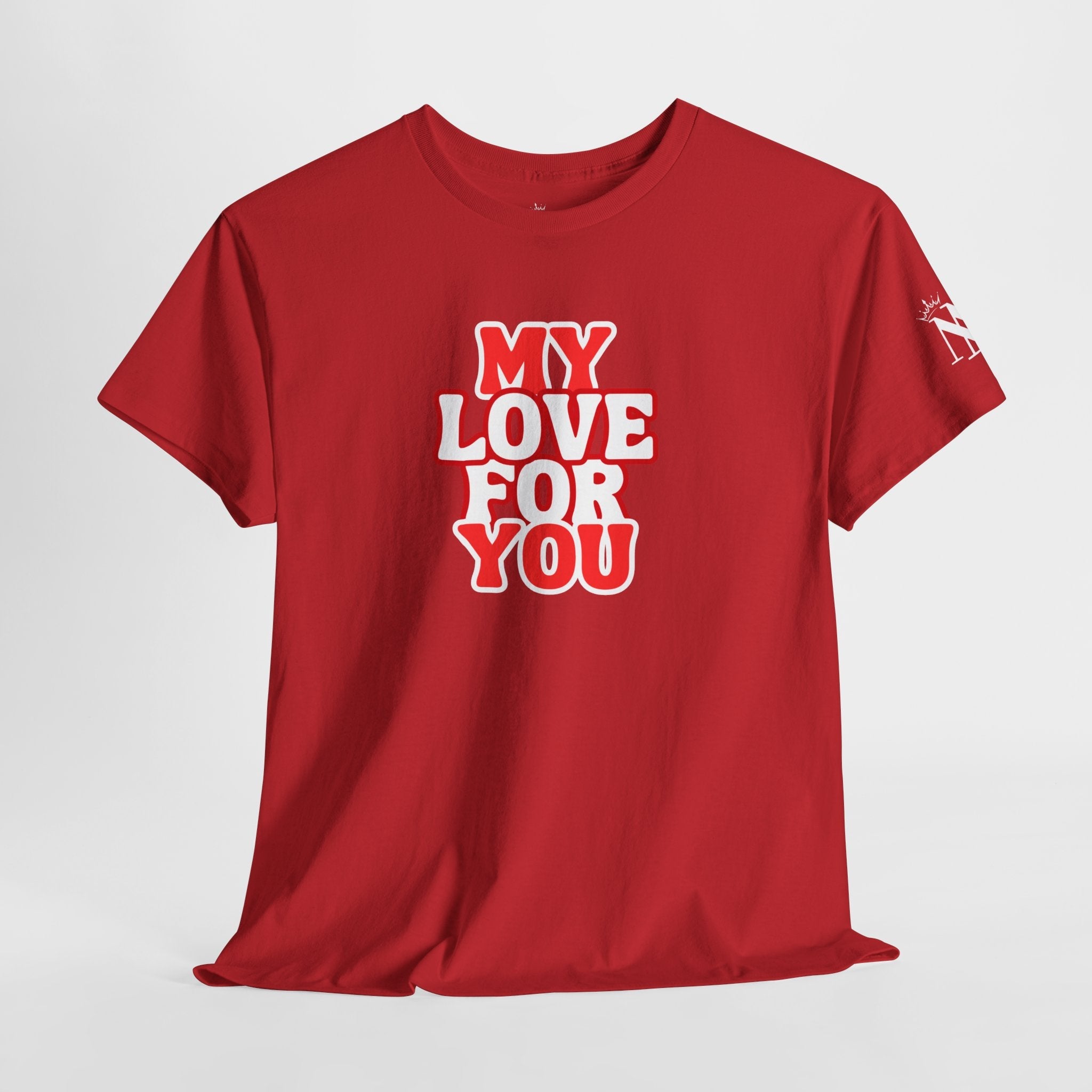 My Love for You Heart Pattern Sex Gifts for Her Graphic T-Shirt