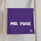 Mr. Mrs. Fuck Shareable Sides Purple | Mix & Match Classic Fun-Flirty Lovers’ Towels
