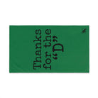 Thanks for the ’D’ Green | Mix & Match Classic Fun-Flirty Lovers’ Towels