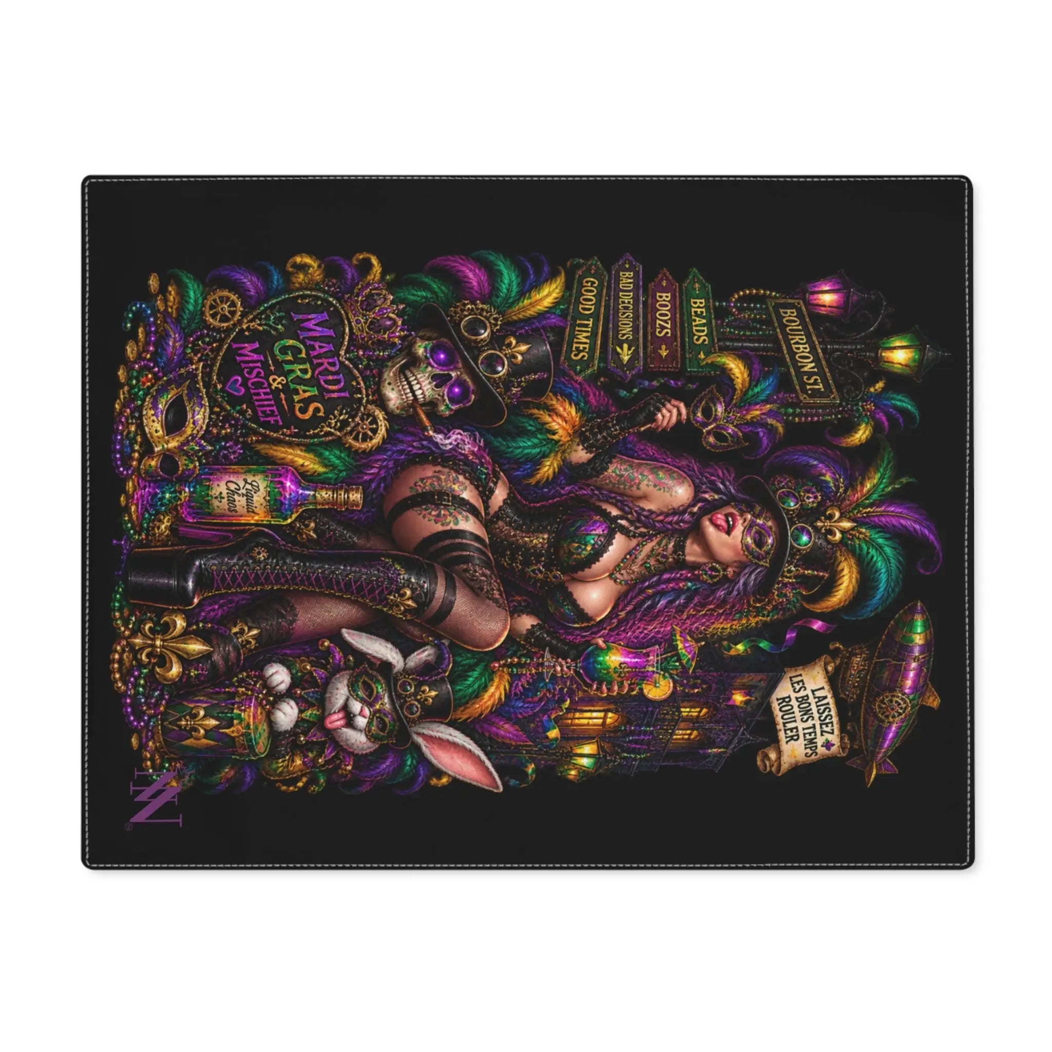 Mardi Gras Wicked Fantasy Sex Toy Mat