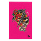 My Love Traditional Tattoo Pink | Mix & Match Soft Fun-Flirty Lovers’ Towels