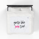 Girls Like Sex Too! | Mix & Match Fun-Flirty Lovers’ Blankets