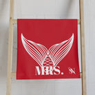 Mrs. Mrs. Mermaid Shareable Sides Red Cum Towel