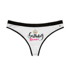 Gold Crown Birthday Queen | Mix & Match Women’s Fun-Flirty Lovers’ Thongs