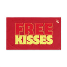 Free Kisses Red | Mix & Match Original Fun-Flirty Lovers’ Towels