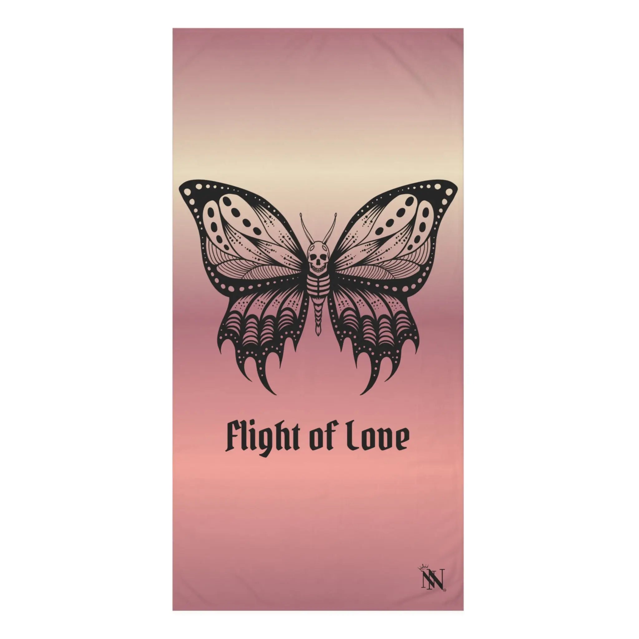 Flight of Love Skull Butterfly Anal Sex Towel