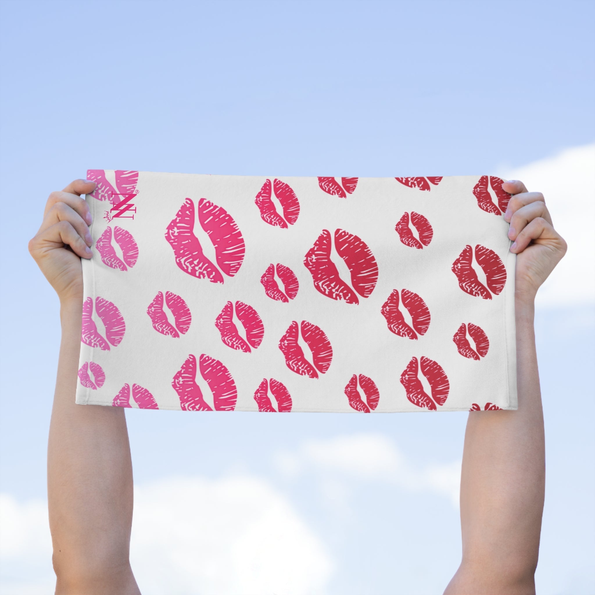 Ombre Kiss Pattern | Mix & Match Soft Fun-Flirty Lovers’ Towels