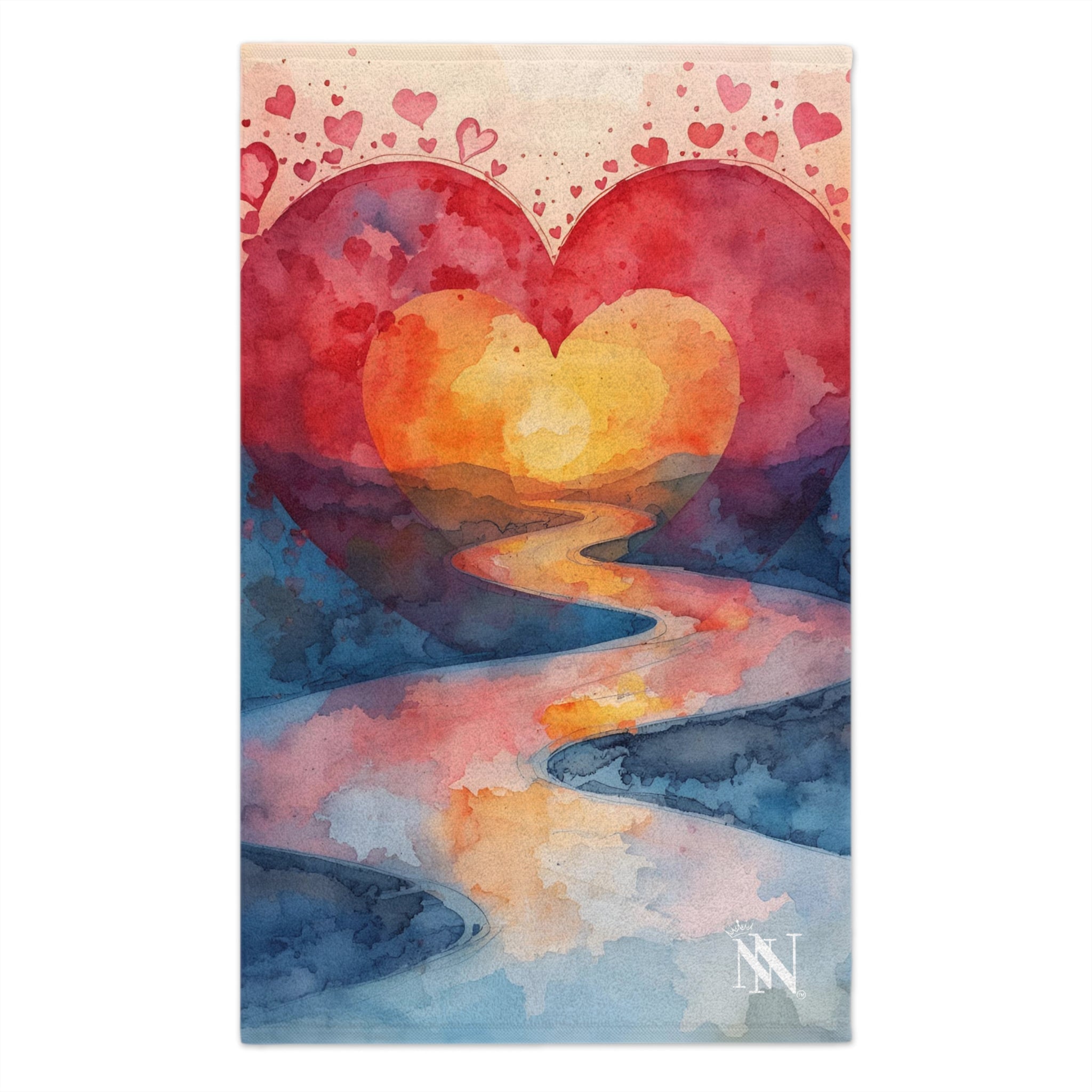 River of Love | Mix & Match Soft Fun-Flirty Lovers’ Towels