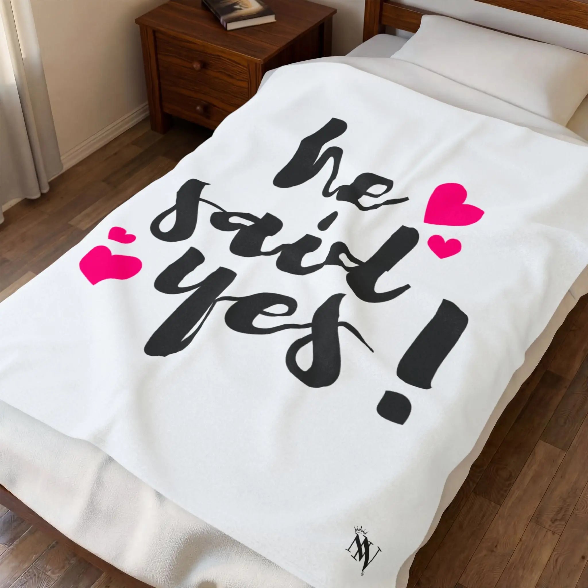 He Said Yes! | Mix & Match Soft Fun-Flirty Lovers’ Blankets
