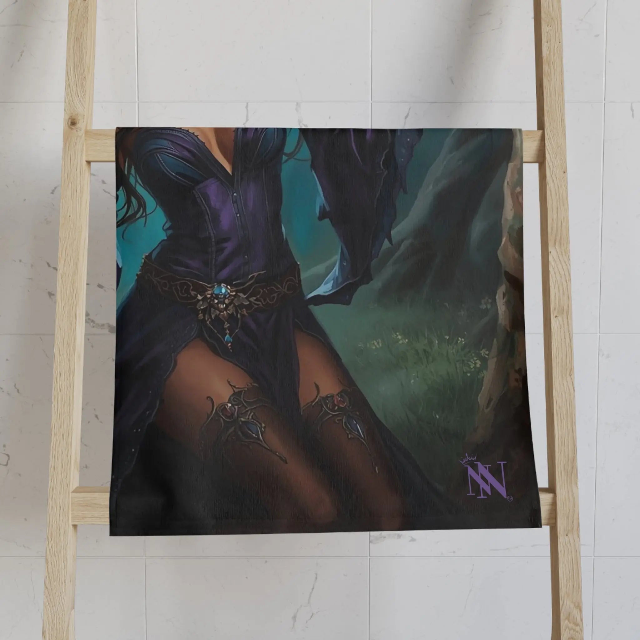 Fire Witch Fantasy Women Cum Towel