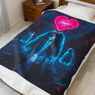 Dark Love Graphic | Mix & Match Velveteen Fun-Flirty Lovers’ Blankets