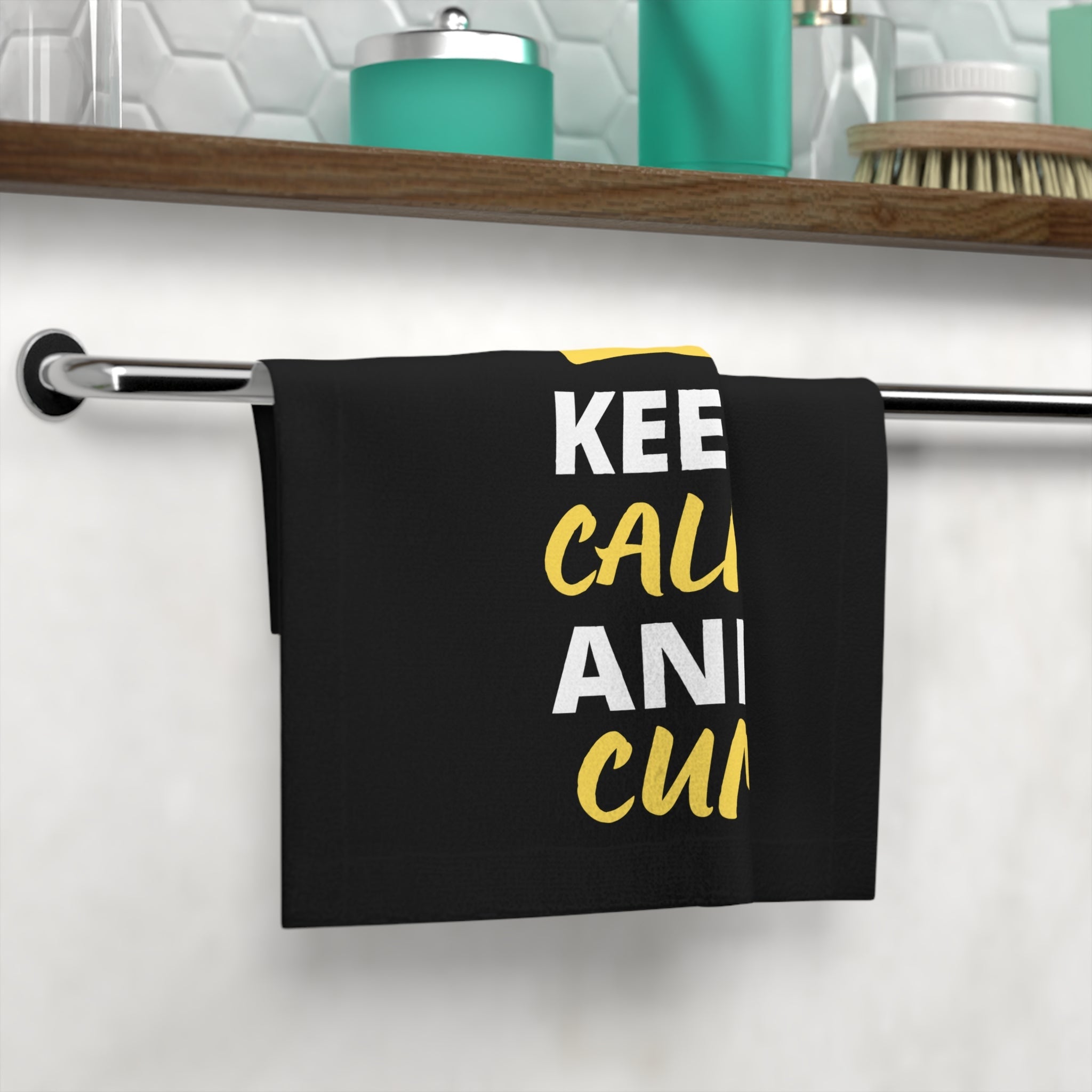 Keep Calm & Cum Queen King | Mix & Match Lils’ Fun-Flirty Lovers’ Towels