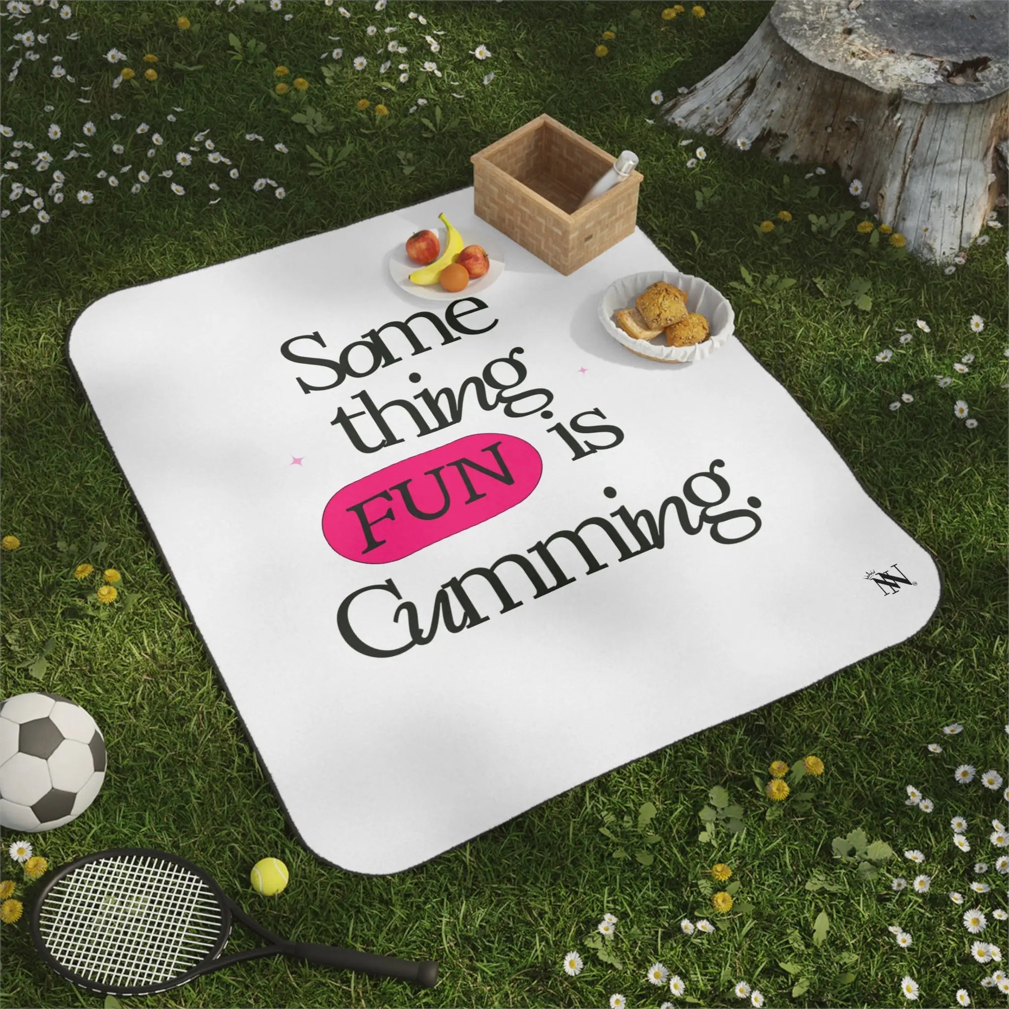 Something FUN is Cumming. | Mix Match Fun-Flirty Lovers’ Water-Resistant Blankets