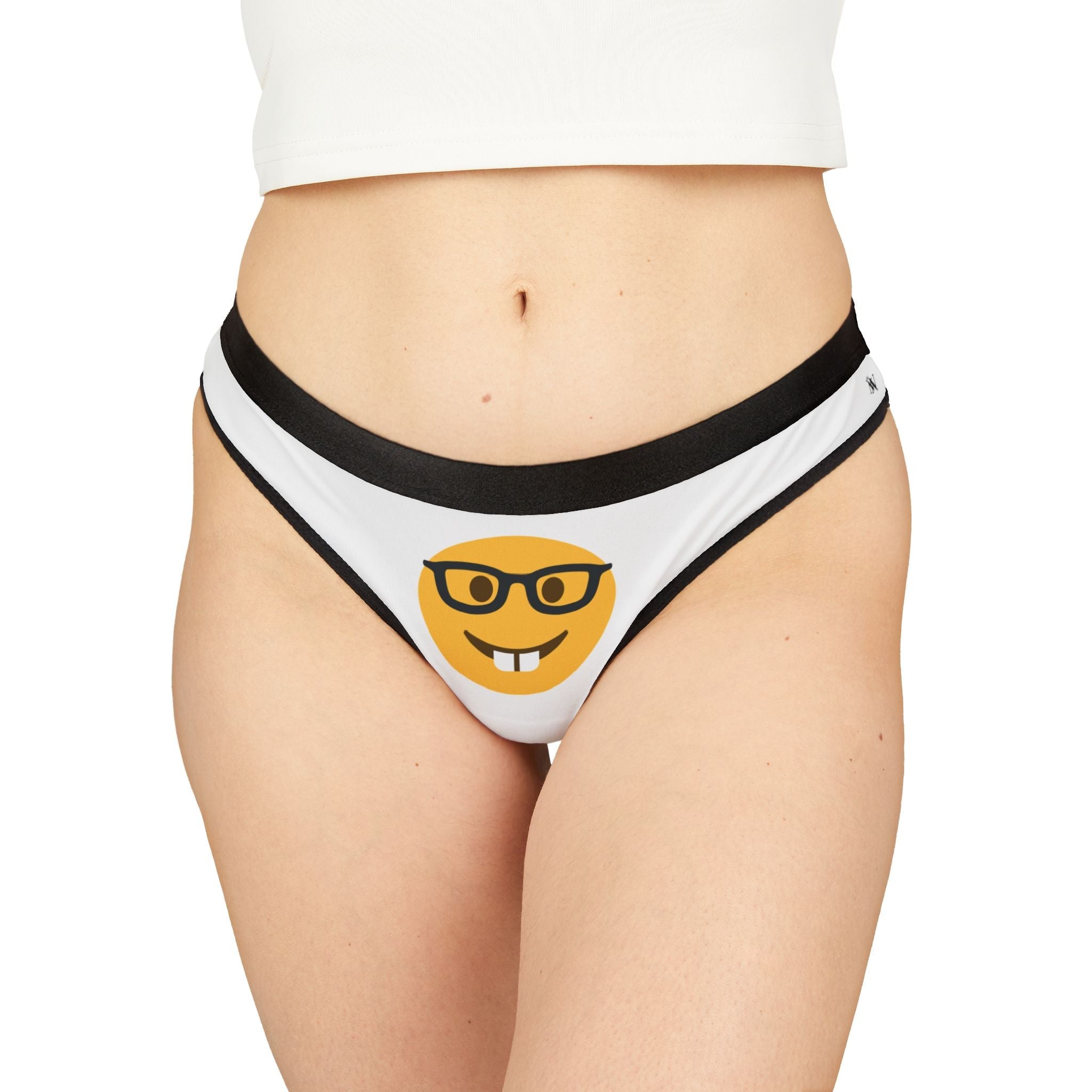 Sexy Nerd Emoji | Mix & Match Women’s Fun-Flirty Lovers’ Thongs