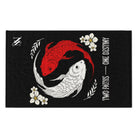 Two Paths One Destiny Koi Fish Ying Yang | Nectar Napkins Fun-Flirty Lovers’ Towels