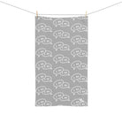 I Do I Do! Pattern Light Grey | Mix & Match Original Fun-Flirty Lovers’ Towels